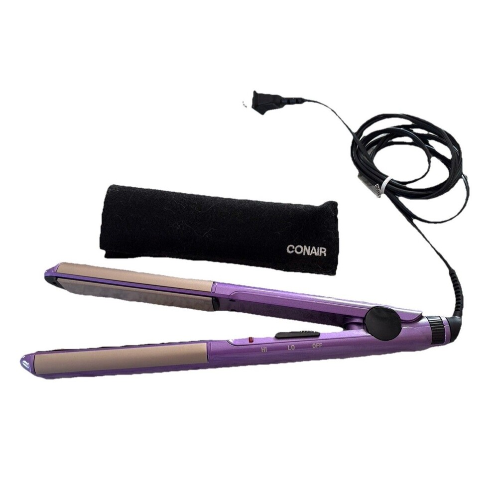 INFINITIPRO BY CONAIR 2-in-1 Styler Curl/Straighten Tourmaline Ceramic 1” Tested